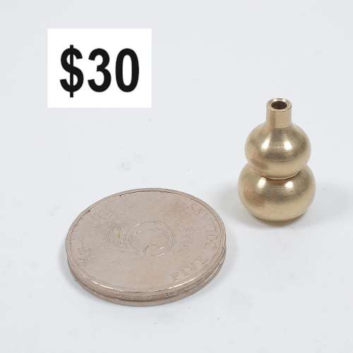 純銅實心葫蘆迷你小銅葫蘆擺件