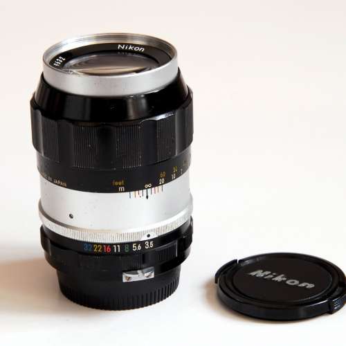 Nikon 135mm f3.5 Nikkor-Q non AI 早期白咀名鏡