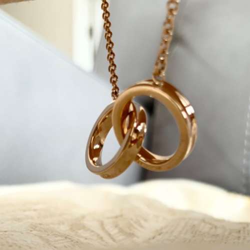 Tiffany interlocking circles in rose gold