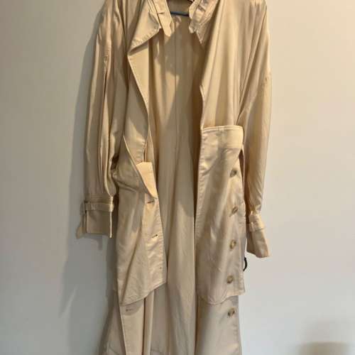 Paris Jacquemus silk blend trench coat 36