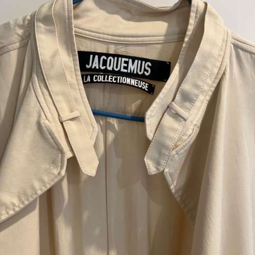Paris Jacquemus silk blend trench coat 36