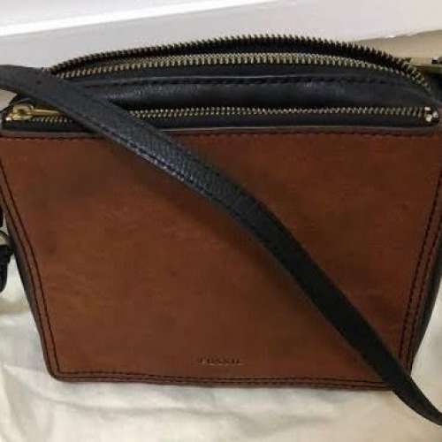Fossil leather bag