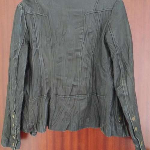Chloe made in Italy leather biker jacket size 38