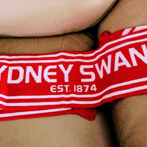 New Sydney Swans AFL embroidered football scarf