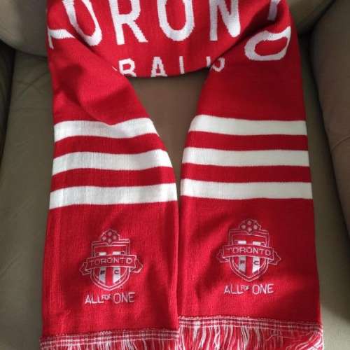 New Toronto FC embroidered football scarf