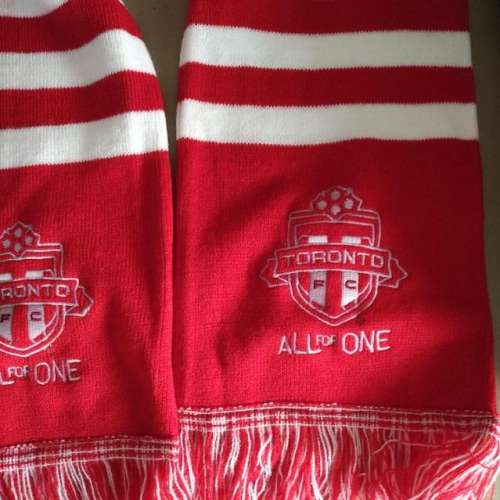 New Toronto FC embroidered football scarf