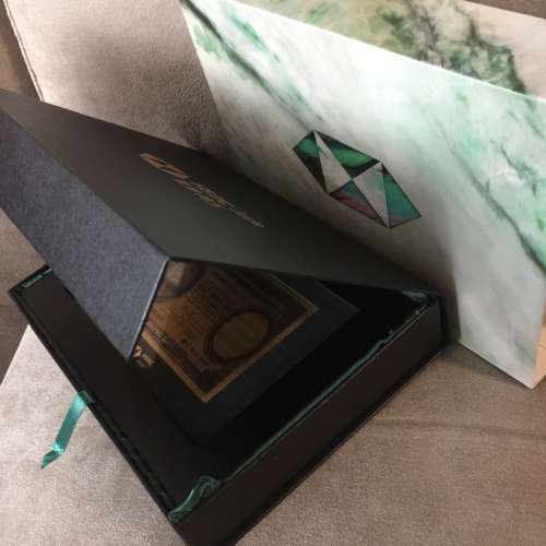 HSBC JADE Gold Plated Banknote Deco (Collectible) NEW 全新 匯豐 尚玉 鍍金鈔票 ...