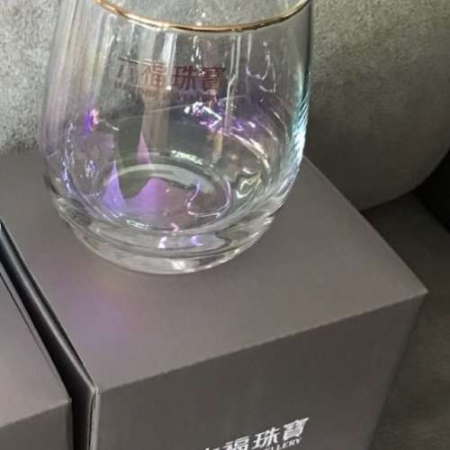 🥃 LUKFOOK Jewellery Whisky Glass NEW 全新 六福珠寶 炫彩玻璃杯 威士忌杯 🥃