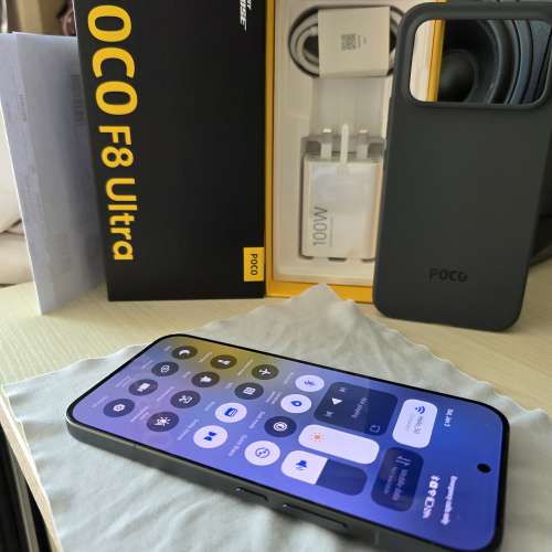 (元朗 中環) POCO F8 Ultra 16+512gb black (HK warranty to Dec 2026)