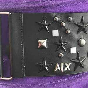 A/X 布料腰帶  女裝 黑色