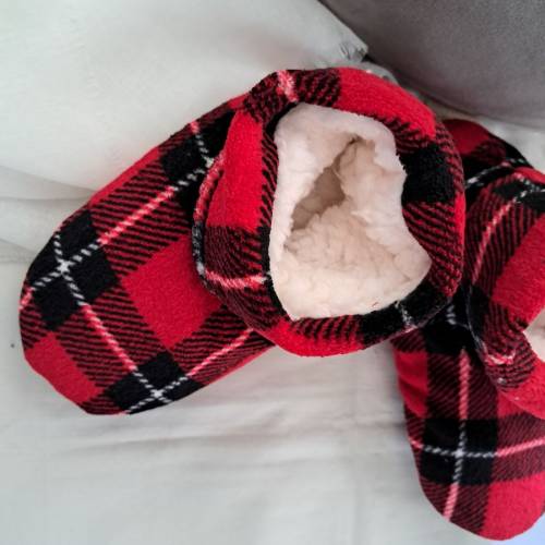 超暖👍毛毛 彈性  紅色 新年 中童 大人 家居 拖鞋