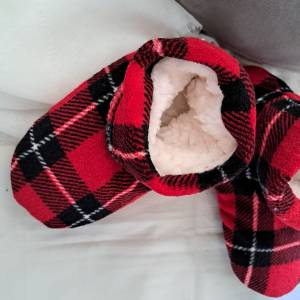 超暖👍毛毛 彈性  紅色 新年 中童 大人 家居 拖鞋