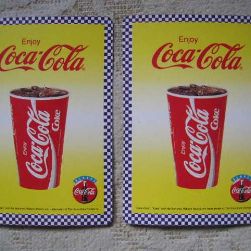 Coca Cola 超人之父 及 超人尼奧 閃卡 各一張