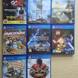 PS4/5 遊戲合集 全部 HKD 600