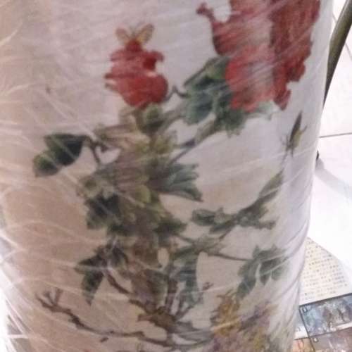 花開富貴傘桶或字畫桶