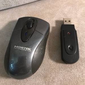 🖱️ NORTEK Small WL USB Optical Wireless Mouse USED 無線 光學 鼠標 滑鼠 🐭