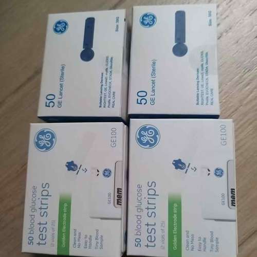 糖尿病 必備 GE100 血糖機+Test strips 170pc= Discount