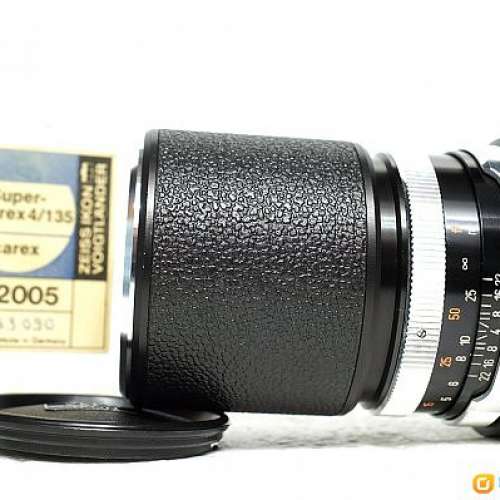 Icarex 西蔡 Carl Zeiss Super Dynarex 135mm f4, (90%New)