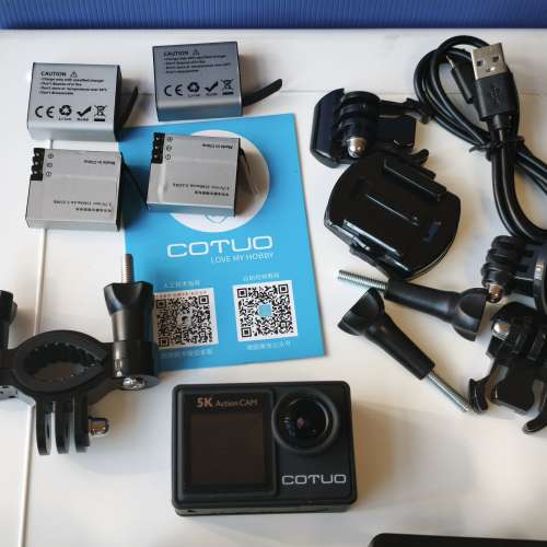 (99.9% 新 聖誕抽獎禮品) 馳圖 5K 運動相機