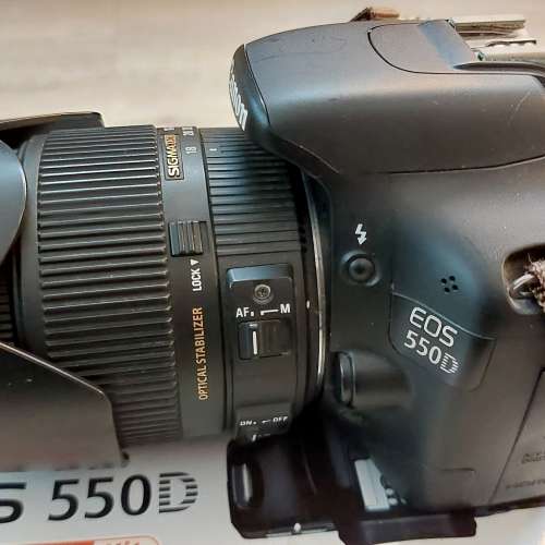 Canon EOS 550D 連 SIGMA-LCA193G OSII 18-200mm FS62MM 鏡頭