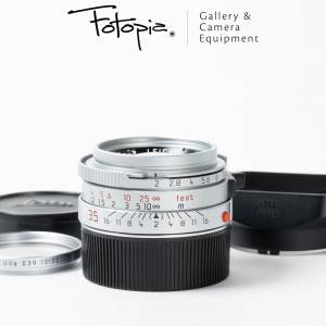 || Leica Summicron-M 35mm F2 - Silver / v4 / 7 Elements with hood & UVa ||