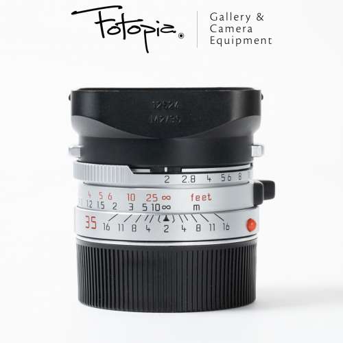 || Leica Summicron-M 35mm F2 - Silver / v4 / 7 Elements with hood & UVa ||
