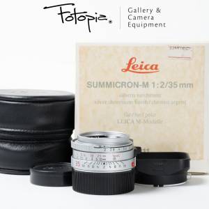 || Leica Summicron-M 35mm F2 - Silver / v4 / 7 Elements with packing ||