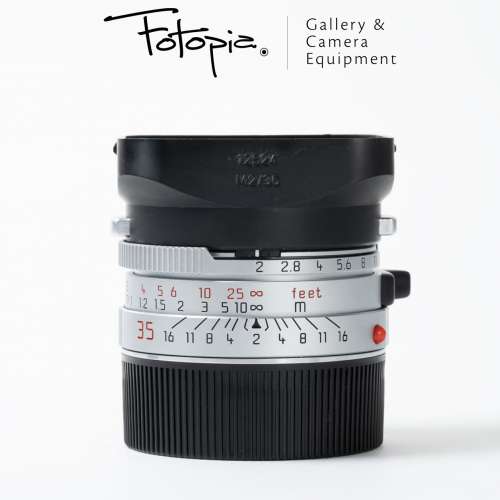 || Leica Summicron-M 35mm F2 - Silver / v4 / 7 Elements with packing ||