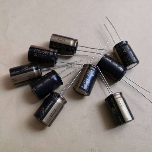 全新日本PANASONIC Pureism 470uf 50v OFC腳音响電容9個