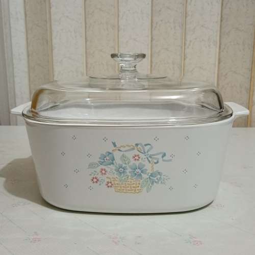 全新 康寧方形雙耳湯鍋 (5L/25cm/10cm)