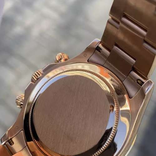 勞力士宇宙計型116505玫瑰金後鑲滿天星頂配