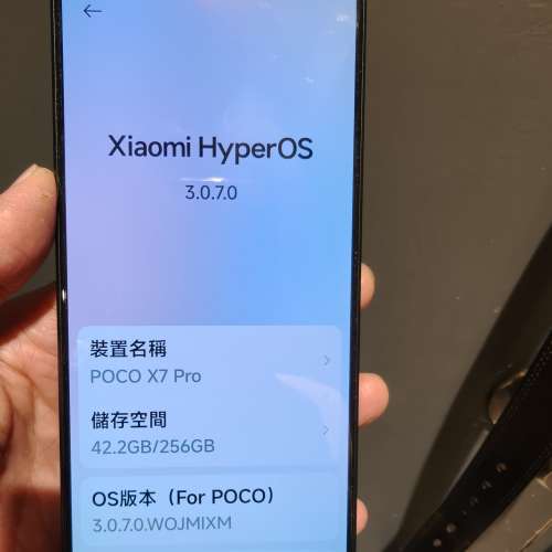 小米Poco x7pro 12+256 港版95新