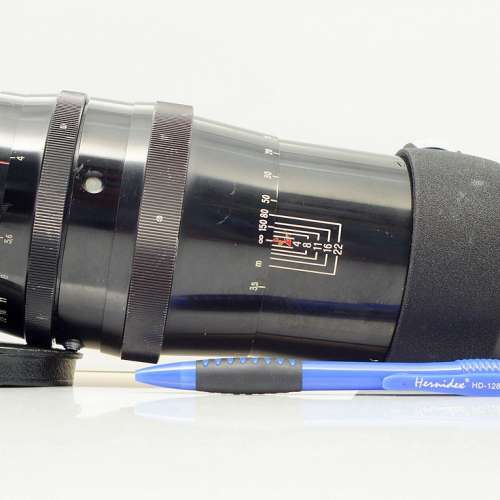 東蔡戰前大炮 Carl Zeiss Jena 紅T Sonnar 300mm f4 (18葉,極新淨)