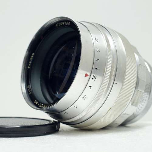 早期4位數字 蘇俄太陽神 Helios 40 紅N 85mm f1.5,  50年代USSR (極新淨)