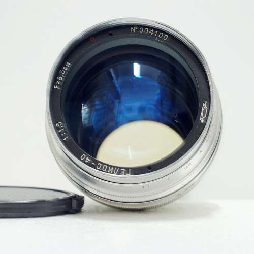 早期4位數字 蘇俄太陽神 Helios 40 紅N 85mm f1.5,  50年代USSR (極新淨)