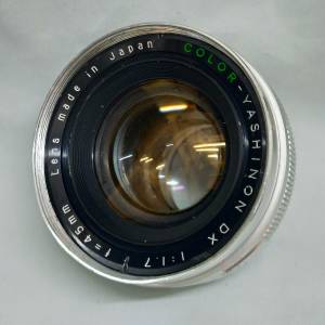 Yashica 45mm  F1.7  Color-Yashinon DX(拆自 Yashica electro 35)m42牙 尾組鏡片邊...