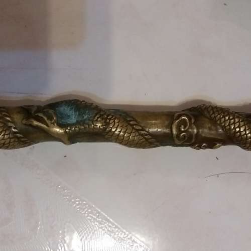 (珍藏擺設 古董全銅斧頭一對