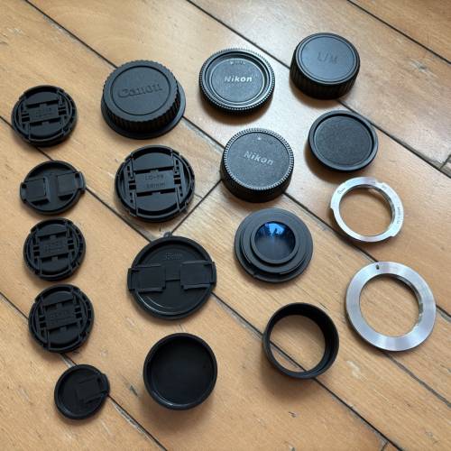 Lens cap body cap adaptor hood 副廠鏡頭用品