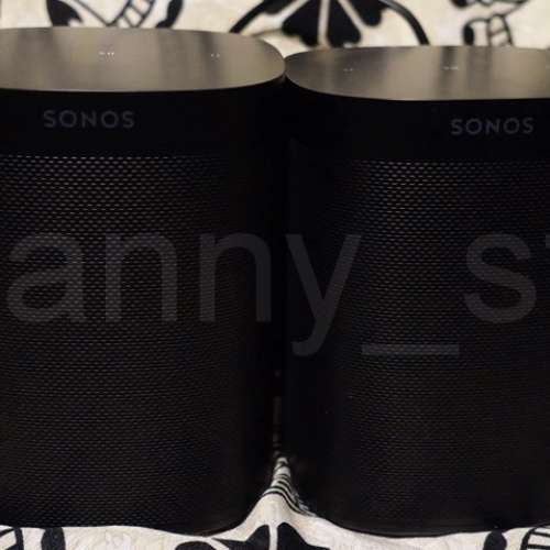2x 港行 Sonos One SL 黑色 Wifi 串流 Hi-Fi 音響喇叭 媲美 Bose B&W