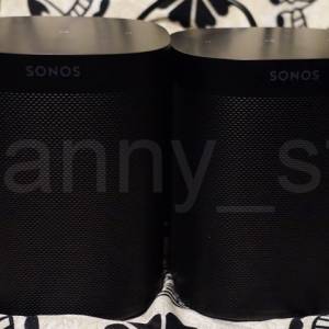 2x 港行 Sonos One SL 黑色 Wifi 串流 Hi-Fi 音響喇叭 媲美 Bose B&W