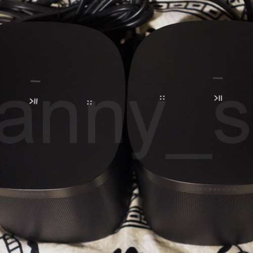 2x 港行 Sonos One SL 黑色 Wifi 串流 Hi-Fi 音響喇叭 媲美 Bose B&W