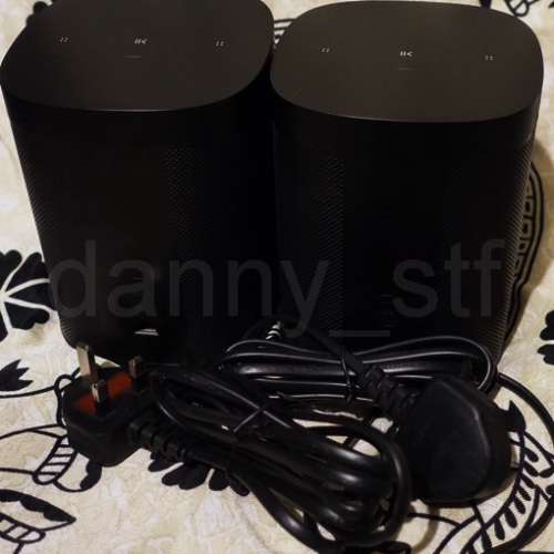 2x 港行 Sonos One SL 黑色 Wifi 串流 Hi-Fi 音響喇叭 媲美 Bose B&W