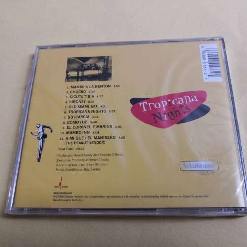 Chesky - PAQUITO D'RIVERA Tropicana Nights 美版