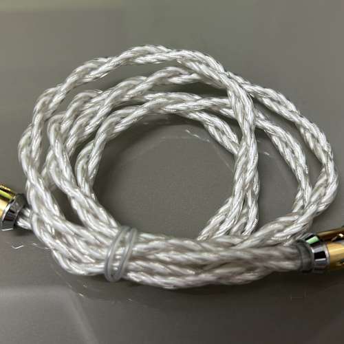 (優惠)[耳機線名:雙子]新高階技術2絞耳機升級線(德國銅渡銀絲+瑞士單晶白銅組合)MC...