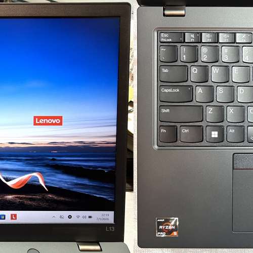 真95%新 Lenovo Thinkpad L13 Gen3, Ryzen 5 Pro 5675U, 16GB, 新512GB SSD, Win11P...