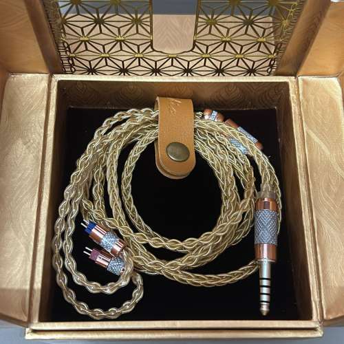 (全新旗艦重量級耳機升級線)帝皇星 Emperor Star925純銀+真金(比周大福/周生生9999...