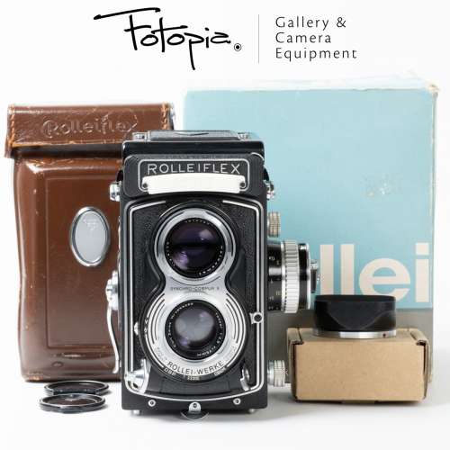 || Rolleiflex T - Tessar 75mm F3.5 (Model K8 T3) with leather case ||