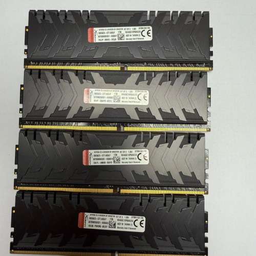 HyperX Predator DDR4 記憶體 16G x4 total 64G
