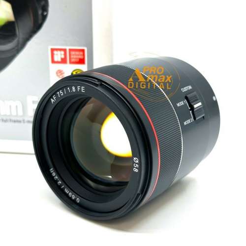 全新現貨✅ Samyang 75mm F1.8 FE Lens for Sony E (水貨)