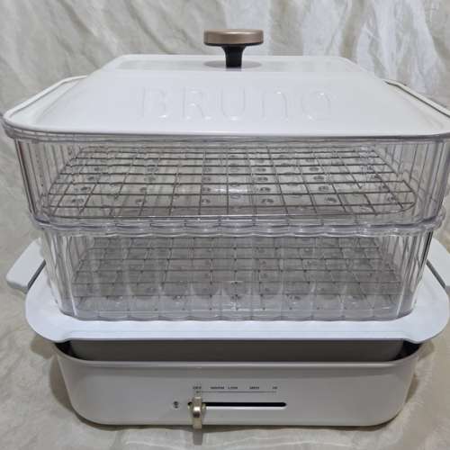 Bruno 多功能電烤盤 多功能電熱鍋 BOE021 連二格蒸籠. 電蒸籠